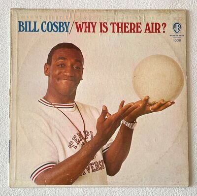 BILL COSBY~WHY IS THERE AIR?~1965 US MONO VINYL LP RECORD~WARNER BROS. W 1606