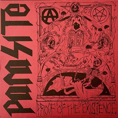 PARASITE - PROOF OF EXISTENCE 7” BLUE VINYL JAPAN METAL SABBAT DORAID LTD 100