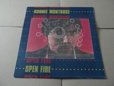 RONNIE MONTROSE Open Fire Vinyl LP Produced By Edgar Winter MONTROSE SAMMY HAGAR