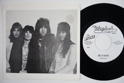 BRATS Be A Man Quaalude Queen RARE US 7" punk NEW YORK DOLLS junkshop glam HEAR!