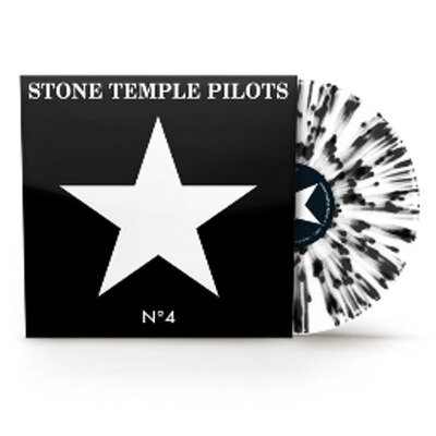 PRE SALE Stone Temple Pilots No. 4 1LP Opaque White w Black Splatter Vinyl Album