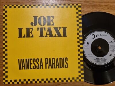 Vanessa Paradis Joe Le Taxi 7" Vinyl 1987 Polydor Records POSP 9O2 EX/EX