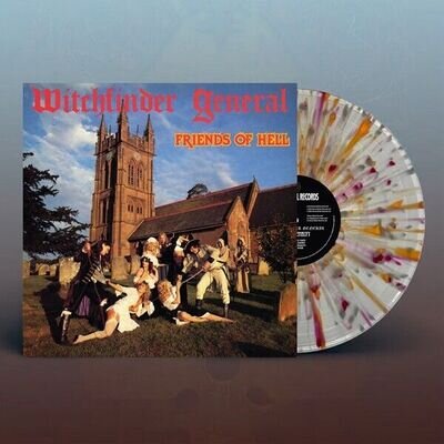 WITCHFINDER GENERAL FRIENDS OF HELL LTD COLOUR SPLATTER LP