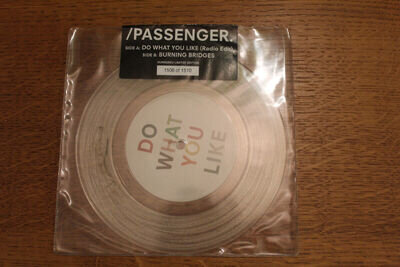 Passenger - Do What You Like - Ltd edition numbered 7" clear vinyl