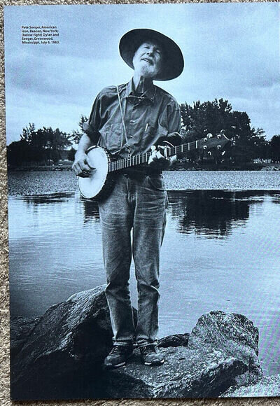 PETE SEEGER - 2007 UK magazine poster