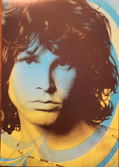 The Doors poster - Jim Morrison Psychedelic 60`s nice photo image A3 size repro