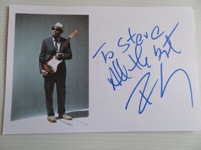 ROBERT CRAY AUTOGRAPH.