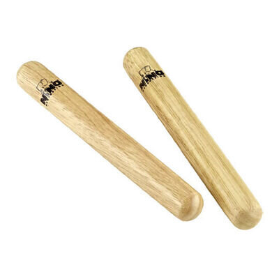 NINO - Percussion Wood Claves, Small, Pair