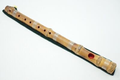 Shinobue Bamboo Flute Small Vintage Original in Bag from Japan 0821E1