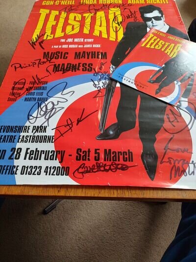 Signed Telstar Theatre Poster & Program