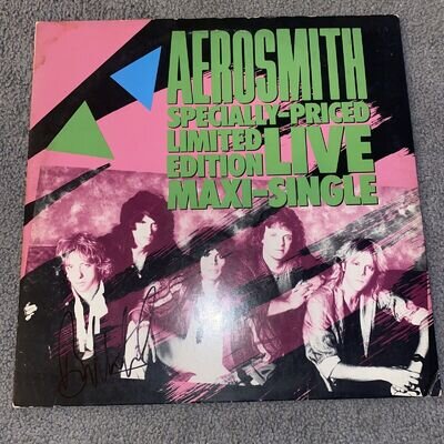 AEROSMITH SPECIALLY-PRICED LIMITED EDITION LIVE AUTOGRAPH SIGNED Brad Whitford