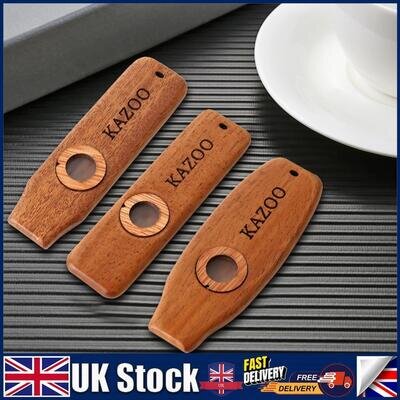 Kazoo Flute Lightweight Wood Harmonica Patry Musical Instrument for Music Lovers