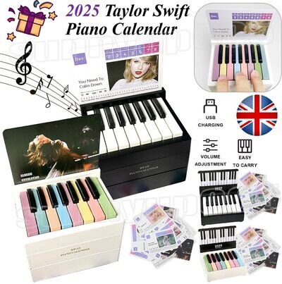 2025 Taylor Swift Piano Calendar Toy Piano Musical Instrument with Music Sheets