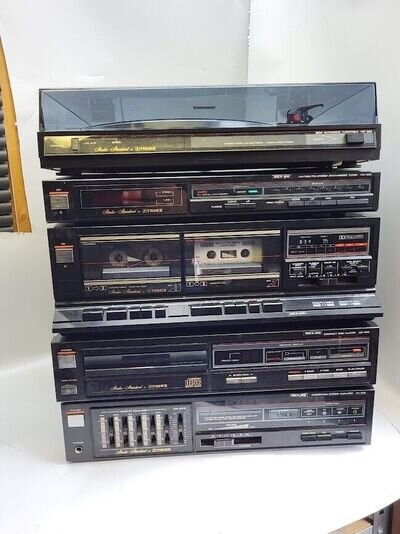 Vintage Fisher HiFi Separates CA-223/AD-922/CR-W223/FM-223/MT-223 Tuner/CD/Tape