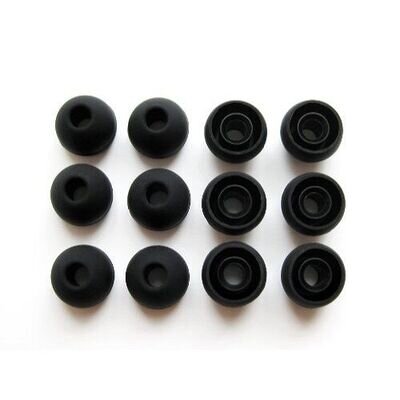 REPLACEMENT SPARE IN EAR EARPHONE HEADPHONE TIPS EARBUDS TIPS GELS RUBBER MEDIUM