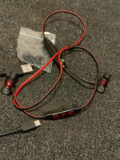 Sennheiser Momentum Free In-Ear Wireless Headphones - Black and red