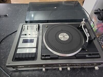 Vintage FERGUSON Studio 20D Music Centre Turntable In Grey/Silver -