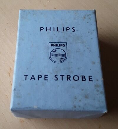 Tape strobe. Philips reel to reel tape strobe in original box, with instructions