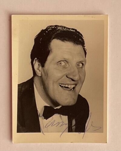 TOMMY COOPER ( Comedy ) Genuine Handsigned Photograph 3.5 x 2.5