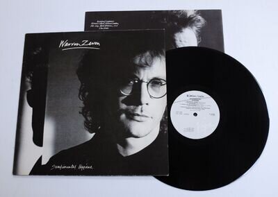 WARREN ZEVON - SENTIMENTAL HYGIENE LP VINYL EX/EX Original 1987 UK 1st Press