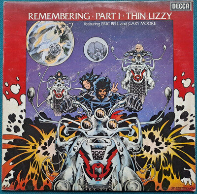 THIN LIZZY - REMEMBERING PART 1 - 1976 UK PRESS 12" VINYL RECORD LP ALBUM VG+