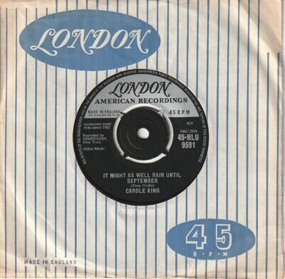 CAROLE KING It Might As Well Rain Until September (1962) EX LONDON HLU 9591