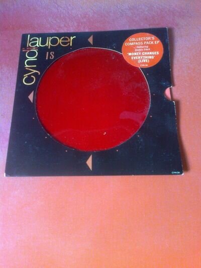 CYNDI LAUPER Heading West 7" Vinyl Collectors Compass Pack EP!