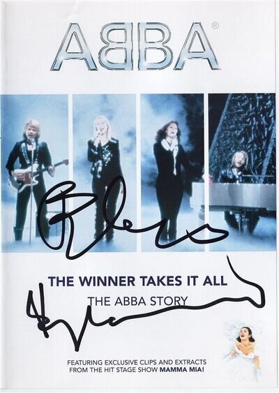 ABBA Story BENNY ANDERSSON & BJORN ULVAEUS Mamma Mia Eurovision Autograph SIGNED