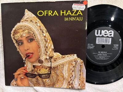 OFRA HAZA - Im Nin’Alu 7” Single Vinyl Record WEA YZ190 1988 Ex