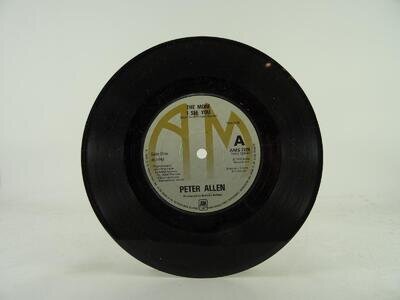 PETER ALLEN THE MORE I SEE YOU (107) 2 Track 7" Single Plain Paper Sleeve A&M RE