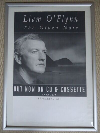 LIAM O`FLYNN CONCERT POSTER 1995 UNRELEASED PROMOTION GIG POSTER THE GIVEN NOTE