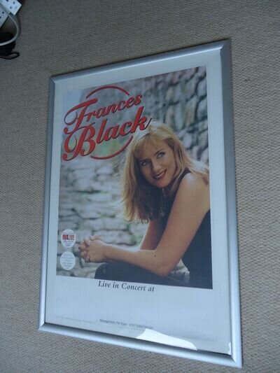 FRANCES BLACK CONCERT POSTER 1997 GIG UNRELEASED POSTER BEST IRISH FEMALE AWARD