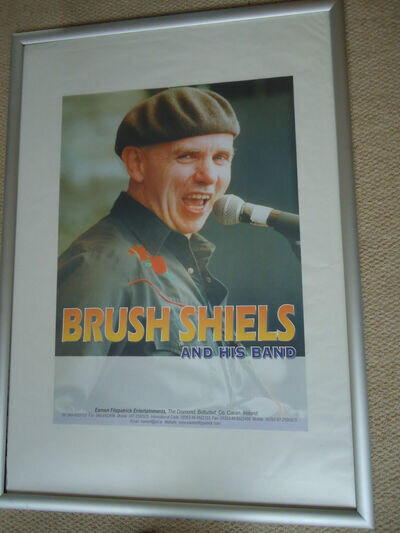 BRUSH SHIELS & HIS BAND GIG POSTER 1997UNRELEASED CONCERT POSTER 19YRS LOVELYGEM