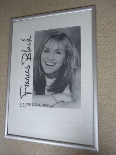 FRANCES BLACK CONCERT POSTER1992 UNRELEASED POSTER ALONE WITH DECLAN SINNOTT GIG