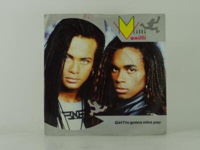 MILLI VANILLI GIRL I'M GONNA MISS YOU (44) 2 Track 7" Single Company Sleeve CHRY