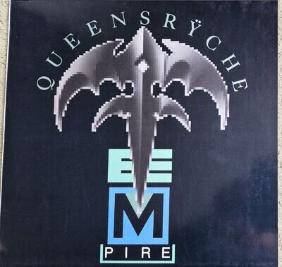 QUEENSRYCHE EMPIRE. RARE 1990 PROG METAL DOUBLE LP ORIGINAL WITH INNERS FREEPOST