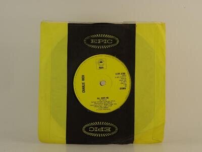 CHARLIE RICH ALL OVER ME (88) 2 Track 7" Single Company Sleeve EPIC