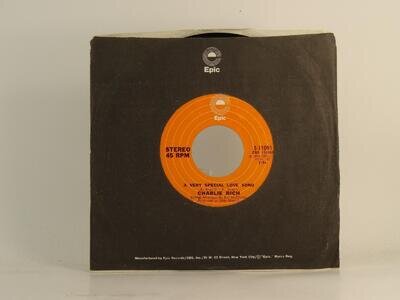 CHARLIE RICH A VERY SPECIAL LOVE SONG (70) 2 Track 7" Single Company Sleeve EPIC