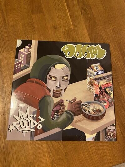 Mm..Food? by MF Doom - Green and Pink Vinyl