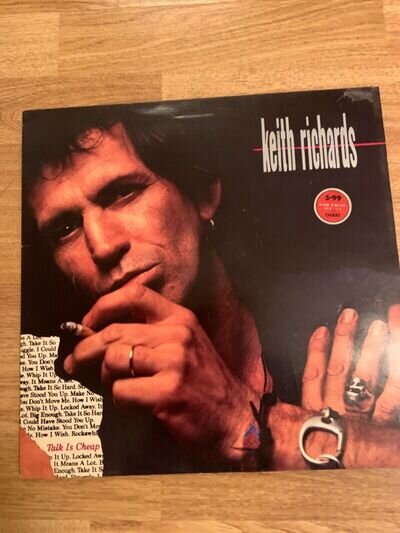 Keith Richard’s Talk is Cheap 1988 LP