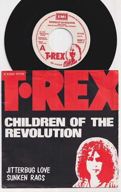 T. REX * Children Of The Revolution * 1972 BELGIUM 45 * Marc BOLAN *