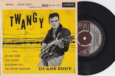 DUANE EDDY,Twangy, UK EP London 1257.Instrumental.CombineShipping