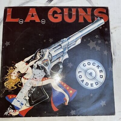 L.A. Guns - Cocked And Loaded - 12" Vinyl LP w/ Inner - 8385921 1989