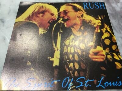 RUSH (THE ROCK BAND) THE SPRIT OF ST. LOUIS LIVE 14/2/1980 1 CD KIEL AUDITORIUM