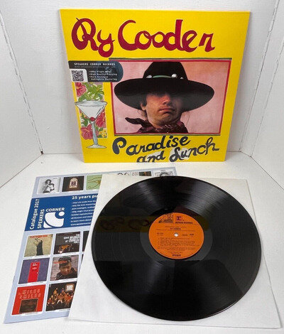 RY COODER Paradise And Lunch Speakers Corner 180g Audiophile 2016 LP - Near Mint