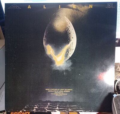 Alien 1979 Jerry Goldsmith Silva Vinyl 12 inch Record Album Soundtrack - EX/VG