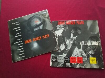 chris barber 2 x10" lps chris barber plays & vol. three gc.