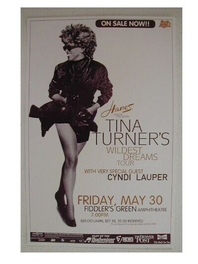 Tina Turner Poster Concert Denver