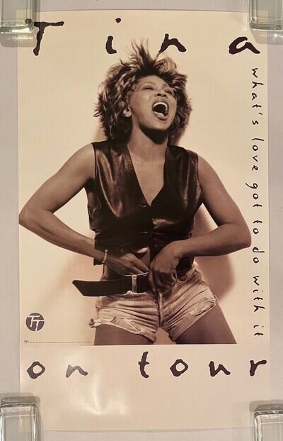 TINA TURNER What's Love Got To Do With It On Tour 1993 Soundtrack PROMO POSTER