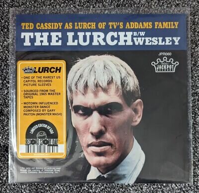 TED CASSIDY - LURCH / WESLEY RSD 2020 45 The Addams Family TV SHOW 500 ONLY MINT